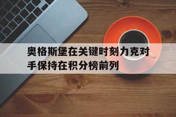 金年会下载网站-奥格斯堡在关键时刻力克对手保持在积分榜前列